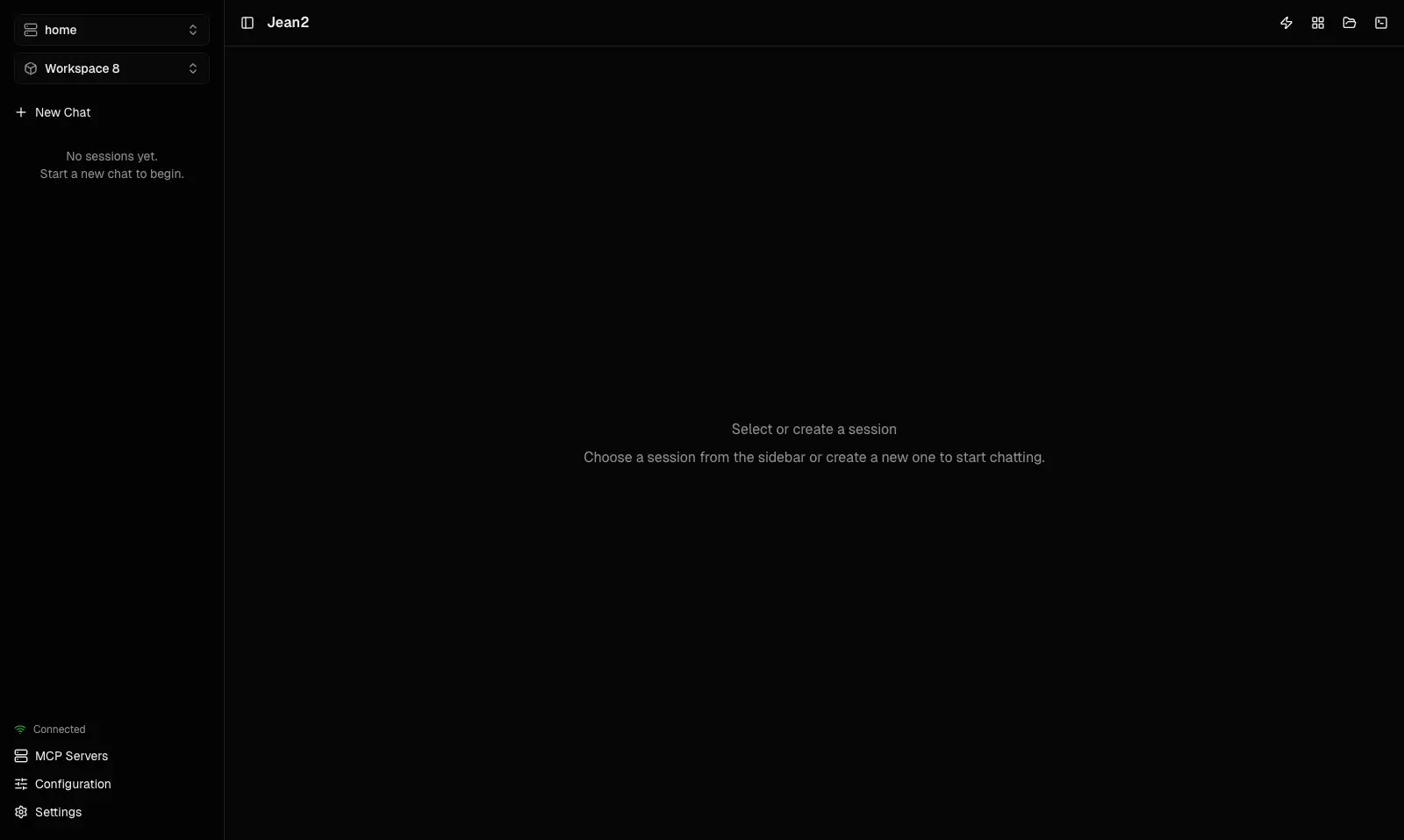 First time experience after connecting